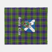 Clan Arnott Tartan Pset Fleece Deken (Voorkant (Horizontaal))