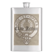 Clan Arthur Antiek Heupfles (Voorkant)