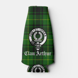 Clan Arthur/MacArthur Crest & Tartan Flesjeskoeler