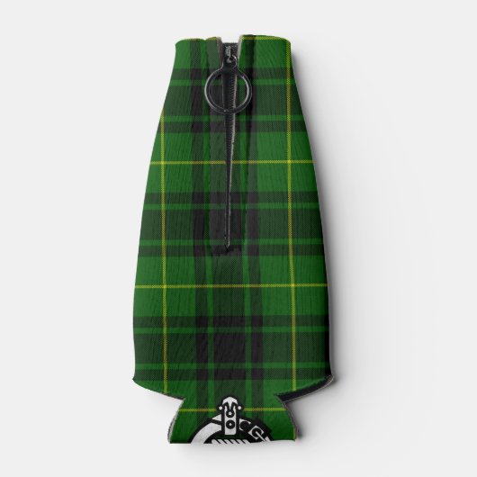 Clan Arthur/MacArthur Crest & Tartan Flesjeskoeler (Achterkant)