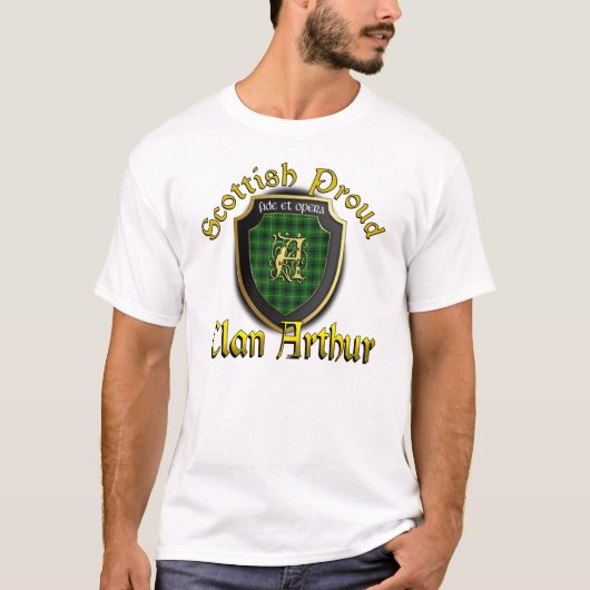 Clan Arthur Scottish Proud Shirten T-shirt (Voorkant)
