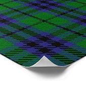 Clan Austin Tartan - Digitaal downloaden Poster (Hoek)