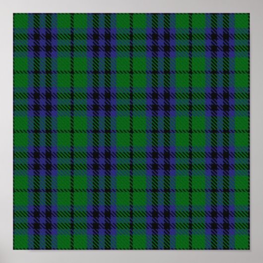 Clan Austin Tartan - Digitaal downloaden Poster (Voorkant)