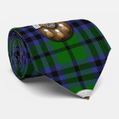 Clan Austin Tartan en Sporran Stropdas (Opgerold)