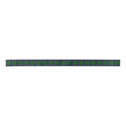 Clan Austin Tartan Satijnen Lint (Voorkant)