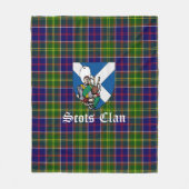 Clan Ayrshire Tartan Pset Fleece Deken (Voorkant)