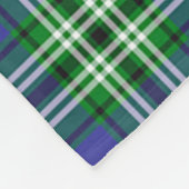 Clan badge Tartan Pset Fleece Deken (Hoek)