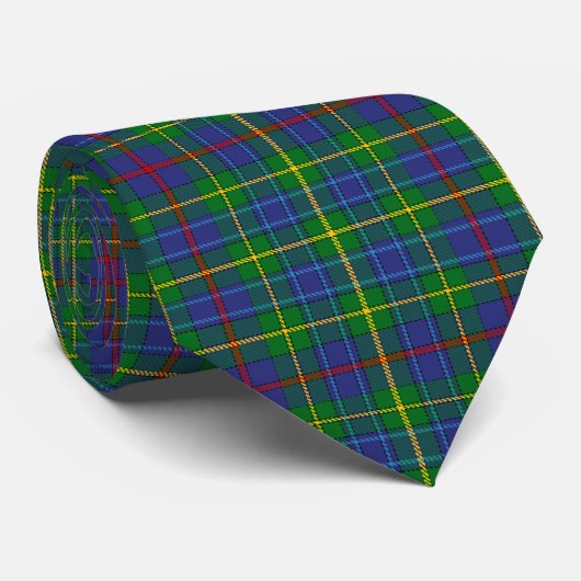 Clan Bailey Tartan Stropdas (Opgerold)