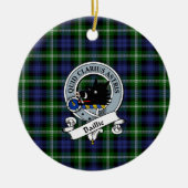 Clan Baillie Modern Badge Tartan Pset Keramisch Ornament (Voorkant)
