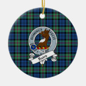 Clan Baird Ancient Badge Tartan Pset Keramisch Ornament (Voorkant)
