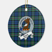 Clan Baird Ancient Badge Tartan Pset Keramisch Ornament (Links)