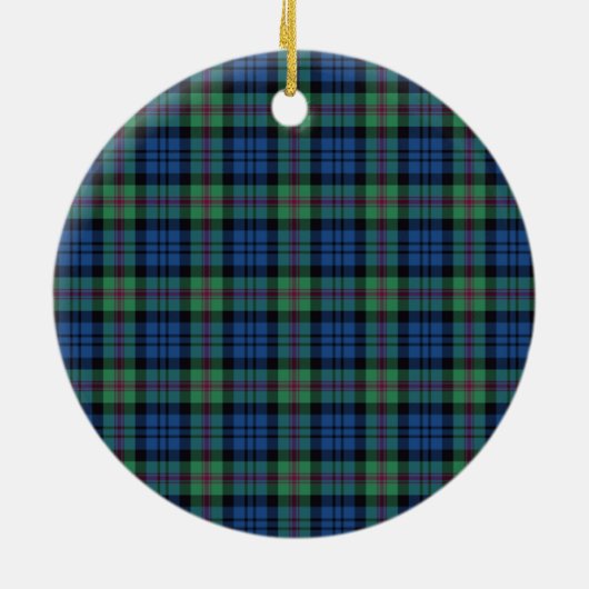 Clan Baird Ancient Tartan Keramisch Ornament (Achterkant)