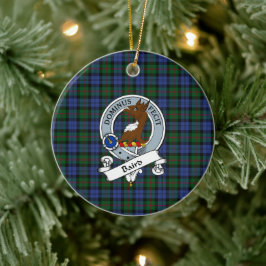 Clan Baird Badge Tartan Pset Keramisch Ornament