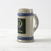 Clan Baird Crest Badge & Tartan Bierpul (Voorkant rechts)