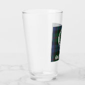Clan Baird Crest Badge & Tartan Glas (Rechts)
