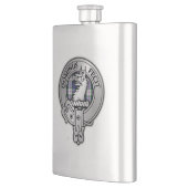 Clan Baird Crest & Dress Tartan Flacon (Links)