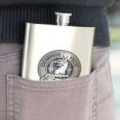 Clan Baird Crest & Dress Tartan Flacon (Voorbeeld)