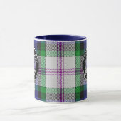 Clan Baird Crest & Dress Tartan Mok (Midden)