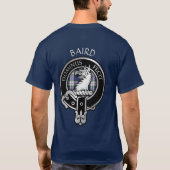 Clan Baird Crest & Dress Tartan T-shirt (Achterkant)