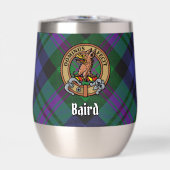 Clan Baird Crest over Tartan (Voorkant)