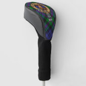 Clan Baird Crest over Tartan Golfheadcover (Schuin)