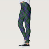 Clan Baird Crest over Tartan Leggings (Links)