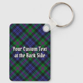 Clan Baird Crest over Tartan Sleutelhanger (Achterkant)