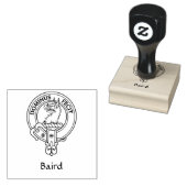 Clan Baird Crest Rubber Stamp Rubberstempel (Gestempeld)