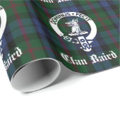 Clan Baird Crest Tartan Cadeaupapier (Rol Hoek)