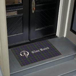 Clan Baird Crest Tartan Deurmat