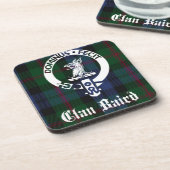 Clan Baird Crest Tartan Drankjes Onderzetter (Linkerzijde)