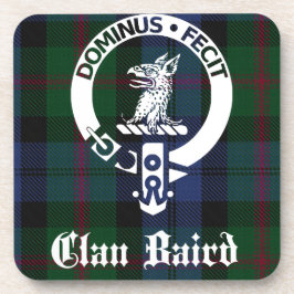 Clan Baird Crest Tartan Drankjes Onderzetter