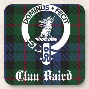 Clan Baird Crest Tartan Drankjes Onderzetter