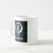 Clan Baird Crest Tartan Koffiemok (Voorkant links)