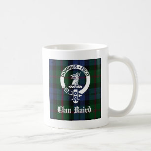 Clan Baird Crest Tartan Koffiemok