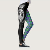 Clan Baird Crest & Tartan Leggings (Rechts)