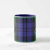 Clan Baird Crest & Tartan Mok (Midden)