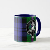 Clan Baird Crest & Tartan Mok (Voorkant rechts)