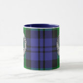 Clan Baird Crest & Tartan Mok (Midden)