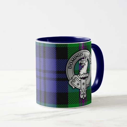 Clan Baird Crest & Tartan Mok (Voorkant rechts)
