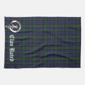 Clan Baird Crest Tartan  Theedoek (Horizontaal)