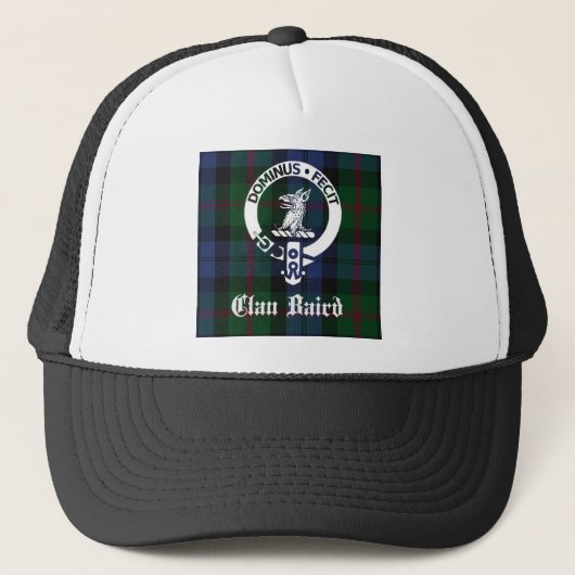 Clan Baird Crest Tartan Trucker Pet (Voorkant)
