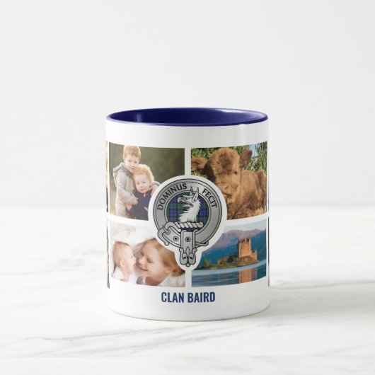 Clan Baird Gepersonaliseerde Mok van de Familie (Midden)