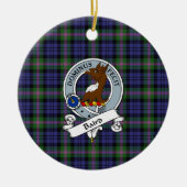 Clan Baird Modern Badge Tartan Pset Keramisch Ornament (Voorkant)
