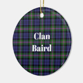 Clan Baird Modern Tartan Keramisch Ornament (Links)
