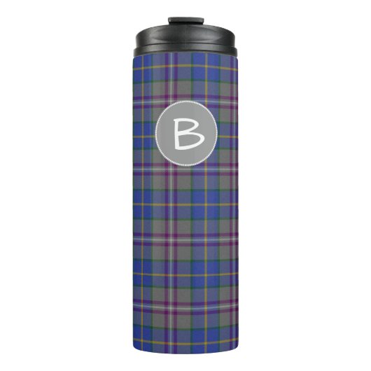 Clan Baird Pset Monogrammed Thermal Tumbler Thermosbeker (Voorkant)
