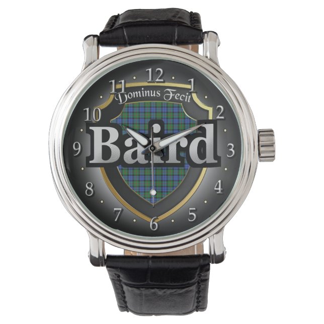 Clan Baird Scotland Viering Watch Horloge (Voorkant)