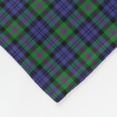 Clan Baird Scottish Tartan Pset Pattern Fleece (Hoek)