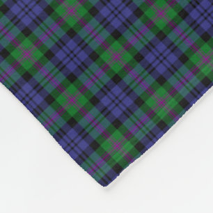 Clan Baird Scottish Tartan Pset Pattern Fleece