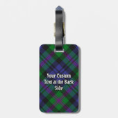 Clan Baird Tartan Bagagelabel (Achterkant verticaal)